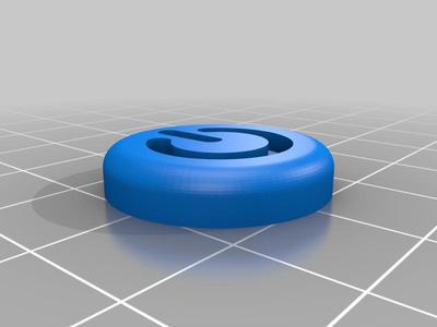 22mm x 4mm power button