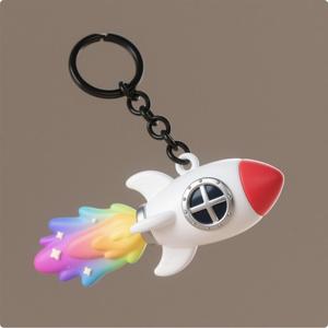 Rocket keychain