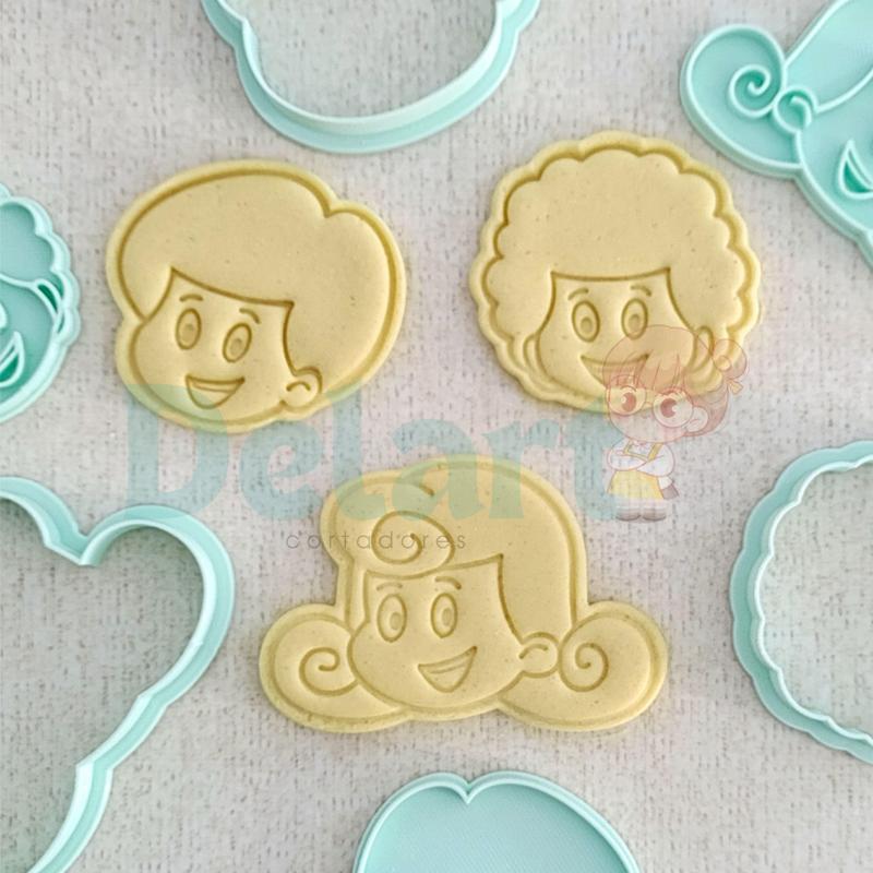 Children's Cookie Cutter Girl and Boy Characters