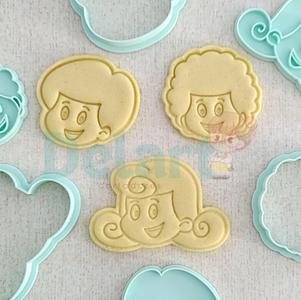 Children's Cookie Cutter Girl and Boy Characters