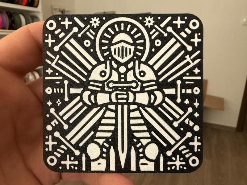 Knight ornament coaster