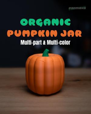 Organic Pumpkin Jar | Multi-Part & Multi-Color
