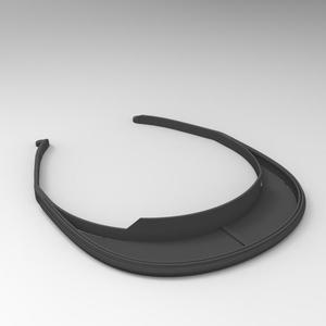 Easy 3D printed Face Shield extendend