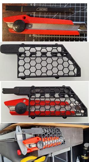 Under Desk / Side Desk Knife mount