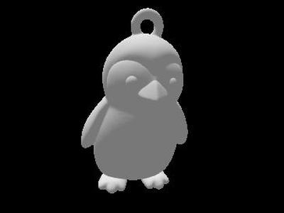 Penguin Keychain
