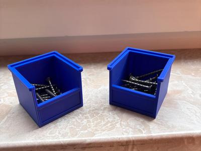 Stackable Storage Box 5x5cm with Label Slot