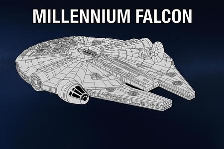 Millennium Falcon – One-Piece High Detail 3D Model