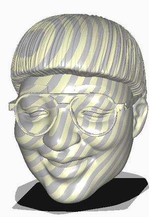 DANNY FLOW BOBBLE HEAD REALISTIC VERSION WITH GLASSES - BOTARGA - MASK