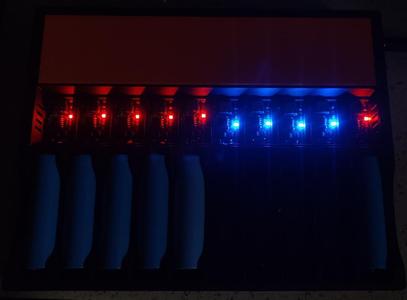 18650 USB Charger TP4056 Battery holders 10 slots