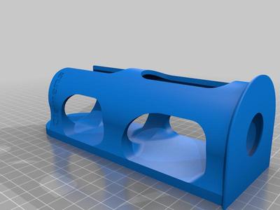 Magnetic holder for a silencer or sound moderator for a rifle