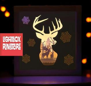 deer spirit lightbox