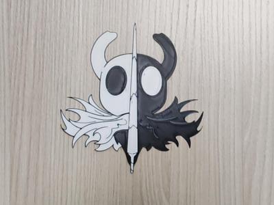 Hollow Knight 2colors 2d wallart