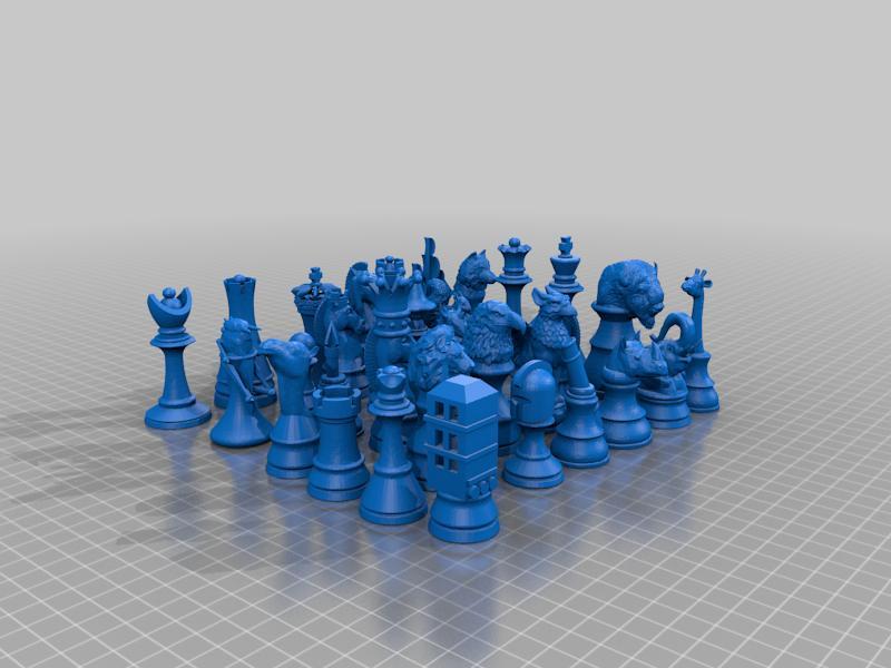 Fairy chess set [small]