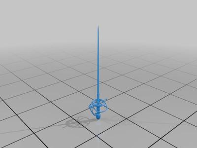 Rapier 3d print
