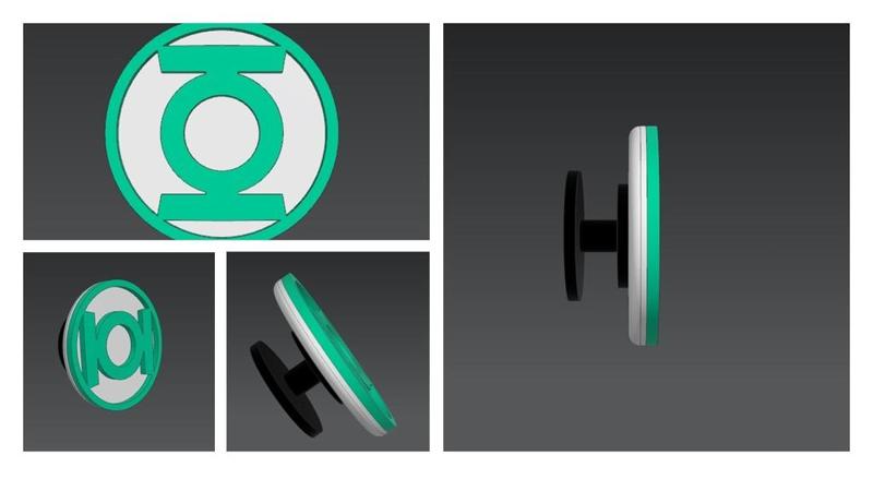 Green Lantern Croc Charm (Shoe charm)