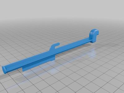 Pull back lock for gun