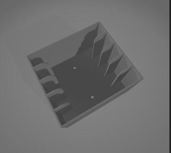 Audio cassette wallmount rack