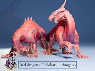 Red Dragon Fanart | Dungeon Menshi (Delicious in Dungeon)