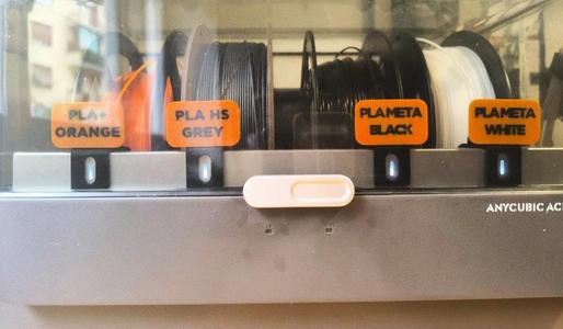 Anycubic ACE Pro Filament Label + Holder 