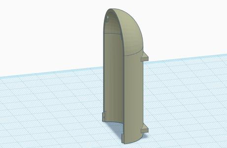 Chromecast Remote Battery Cover with feet