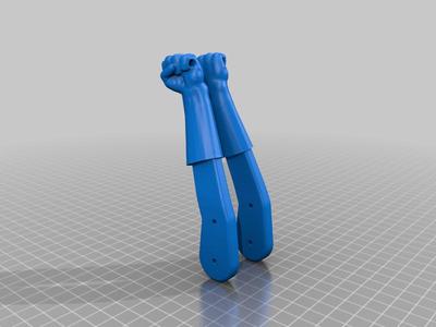 New hands and Head with sunglasses for Paraglider Harness thing:5224888