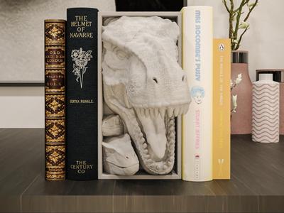 Jurassic Park Book Nook and Wall Mount