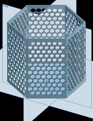 Hex Waste Bin