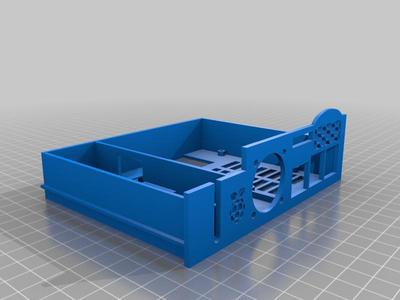 Raspberry pi 3B drawer with vent and handle