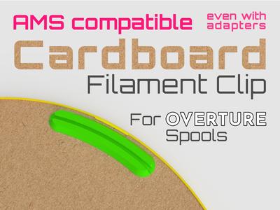 Overture Filament Clip for cardboard