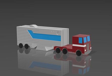 Print in Place Opimus Prime Truck V2