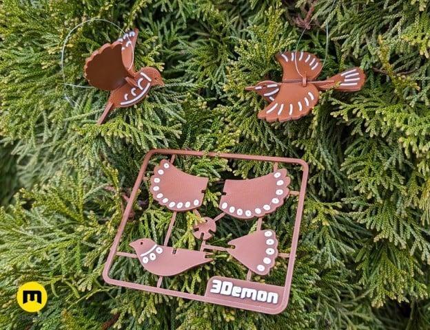 Gingerbread Birds Kit Cards