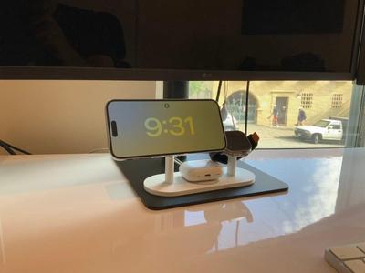 MagSafe iPhone, Watch, and AirPods (or other Qi) charger