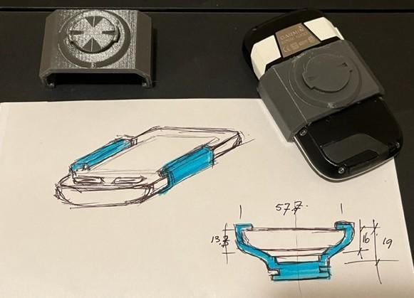 Garmin Edge 1000 adapter for broken Lug, Garmin Edge 1000 破損接線片適配器,Garmin Edge 1000  टूटे हुए लग के लिए एडॉप्टर