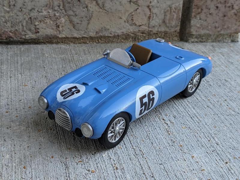 1952 Gordini 23S Roadster  (Pinewood Derby Car Shell)