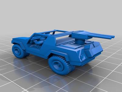 Gi Joe Vehicles Resized for Gaslands