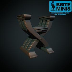 Medieval chair (Supportless, FDM friendly)