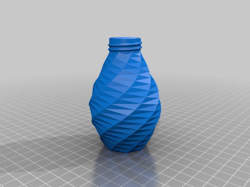 Lux pet bottle for bottle cap - vase mode