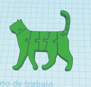Gato con articulaciones 