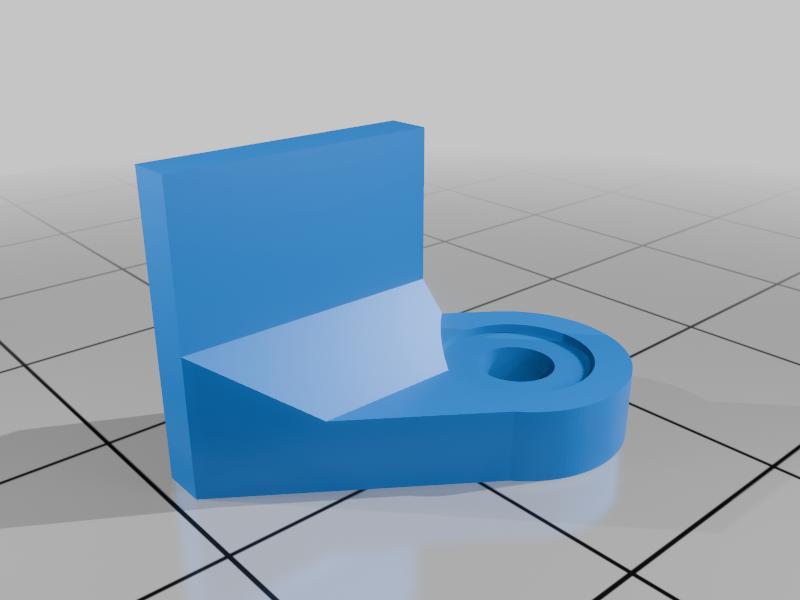 BLTouch mount for Hevort Carbon Fiber Top rail with VZBoT Printhead