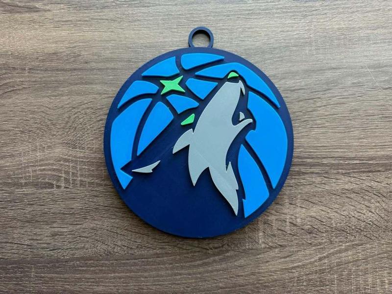 Minnesota Timberwolves Oversized Necklace, Pendant