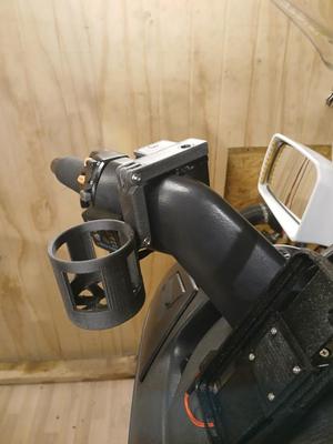 Cup holder for Burgman 650