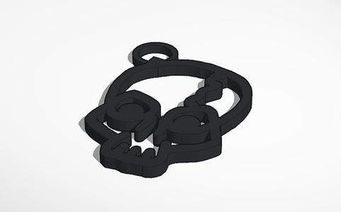 Skull Keychain