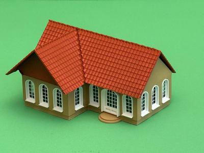 SPANISH STYLE BUILDING HO SCALE