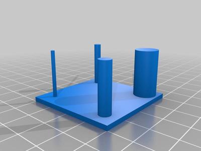 Vertical cylinder tests for precision measurement