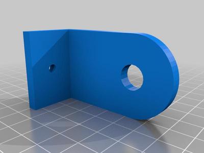 Roller blind brackets, round and square holes