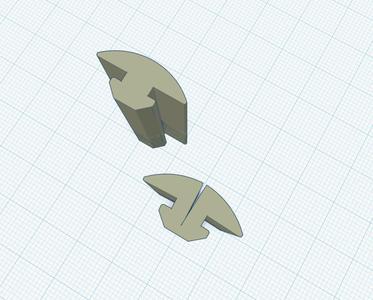 Split spacer shim for 20x20 