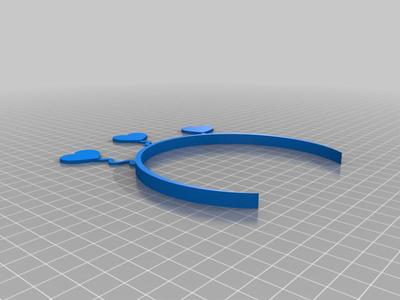 3 Heart Headband