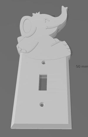 elephant switchplate