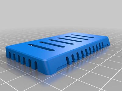 PiTrex cover with slots for PiZero