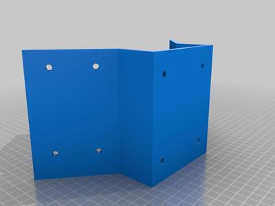 PZT security camera Exterior corner mounting bracket